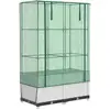 vidaXL Jardinière surélevée avec housse aspect rotin 80x40x138 cm