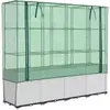 vidaXL Jardinière surélevée avec housse aspect rotin 160x40x153 cm