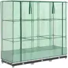 vidaXL Jardinière surélevée avec housse aspect rotin 120x40x123 cm