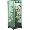 vidaXL Jardinière surélevée avec housse aspect rotin 40x40x123 cm
