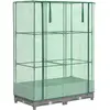 vidaXL Jardinière surélevée avec housse aspect rotin 80x40x123 cm