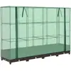 vidaXL Jardinière surélevée avec housse aspect rotin 160x40x123 cm