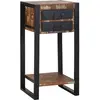 vidaXL Vidaxl Table D'appoint Multicolore 40x40x80 Cm En Bois Récupéré