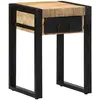 vidaXL Table d'appoint 35x35x50 cm bois massif de manguier brut