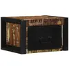 vidaXL Table de chevet multicolore 40x35x25 cm bois de récupération