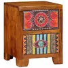 vidaXL Table de chevet 35x35x45 cm bois d'acacia massif