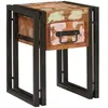 vidaXL Table d'appoint 30 x 30 x 40 cm Bois recyclé massif et métal