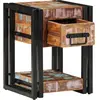 vidaXL Table De Chevet Vidaxl 40x40x40 Cm En Bois Massif Récupéré