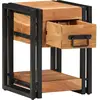 vidaXL Table De Chevet Vidaxl 30x30x40 Cm En Bois Massif D'acacia