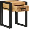 vidaXL Table D'appoint Vidaxl 40x40x50 Cm En Bois De Manguier Massif