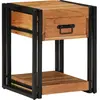 vidaXL Tables De Nuit Vidaxl 2 Pcs 40x40x50 Cm En Bois D¿Acacia