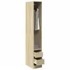vidaXL Garde-robe chêne sonoma 30x50x200 cm bois d'ingénierie