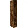 Garde-robe chêne fumé 30x50x200 cm bois d'ingénierie Vidaxl Smoked oak