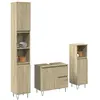 Vidaxl - Ensemble de meubles de salle de bain 3 pcs chêne sonoma Brun