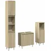 Vidaxl - Ensemble de meubles de salle de bain 3 pcs chêne sonoma Brun