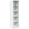 vidaXL Garde-robe Blanc 50x50x200 cm Bois d'ingénierie