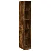 vidaXL Garde-robe chêne fumé 30x50x200 cm bois d'ingénierie