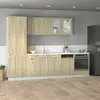 vidaXL Ensemble d'armoires cuisine 8pcs chêne sonoma bois d'ingénierie