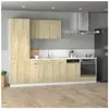 Ensemble d'armoires de cuisine 7 pcs chêne sonoma vidaXL