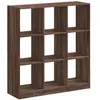vidaXL Bibliothèque chêne marron 102x32x108 cm bois d'ingénierie