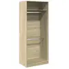 vidaXL Garde-robe chêne sonoma 80x50x200 cm bois d'ingénierie