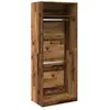 vidaXL Garde-robe vieux bois 80x50x200 cm bois d'ingénierie