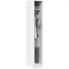 vidaXL Garde-robe Blanc 30x50x200 cm Bois d'ingénierie