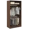 vidaXL Garde-robe chêne marron 100x50x200 cm bois d'ingénierie