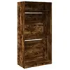 vidaXL Garde-robe chêne fumé 100x50x200 cm bois d'ingénierie