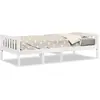 vidaXL Lit pour enfants sans matelas blanc 75x190cm bois de pin massif
