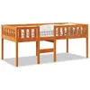 vidaXL Lit pour enfants sans matelas cire marron 90x200 cm pin massif
