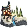 vidaXL Village de Noël Multicolore 20.5 x 17 x 21 cm Plastique