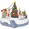 vidaXL Village de Noël Multicolore 22 x 21.5 x 17 cm Plastique