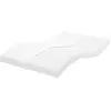 vidaXL Matelas en mousse blanc 120x210 cm 7 zones dureté 20 ILD