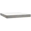 vidaXL Vidaxl Matelas De Lit À Ressorts Ensachés Gris Clair 160x220x20 Cm