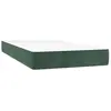 vidaXL Matelas de lit à ressorts ensachés 90x210x20 cm velours