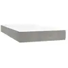 vidaXL Matelas de lit à ressorts ensachés 100x210x20 cm velours