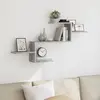 vidaXL Étagère murale sonoma gris 104x15x49 cm bois ingénierie