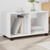 vidaXL Armoire à roulettes blanc 72x33x42,5 cm bois d'ingénierie853137