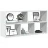 Vidaxl - tagère murale blanc 100x25x50 cm bois d'ingénierie White