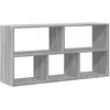 vidaXL Étagère murale sonoma gris 100x25x50 cm bois ingénierie