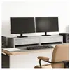 vidaXL Support de moniteur avec tiroirs gris béton bois d'ingénierie
