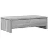 vidaXL Support de moniteur avec tiroirs sonoma gris bois d'ingénierie