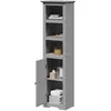 vidaXL Armoire de salle de bain BODO gris 44x30x160 cm