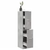 vidaXL Armoire d'apothicaire gris béton 30x41x144,5 cm bois ingénierie