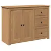 vidaXL Buffet avec tiroirs Panama 112x40x80 cm bois massif de pin