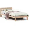 vidaXL Vidaxl Cadre De Lit Sans Matelas 90x200 Cm Bois De Pin Massif