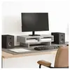 vidaXL Support de moniteur sonoma gris 50x27x15 cm bois d'ingénierie