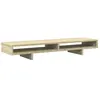 vidaXL Support de moniteur chêne sonoma 100x27x15 cm bois d'ingénierie