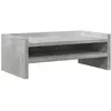 vidaXL Support de moniteur gris béton 42x24x16 cm bois d'ingénierie